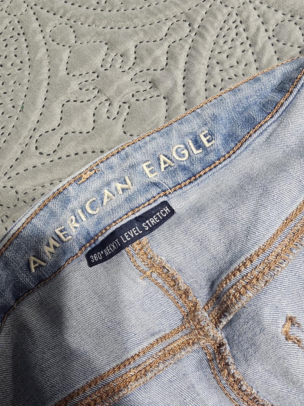 American Eagle Outfitters Light Blue Stretch Jeggings